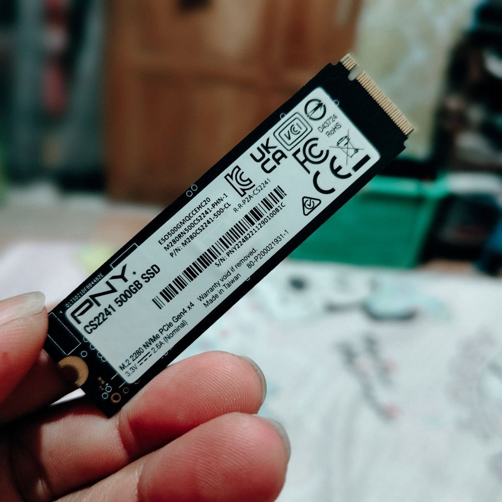 SSD PNY CS2241 500GB NVME M.2 GenGxG Bekas normal Health 97%