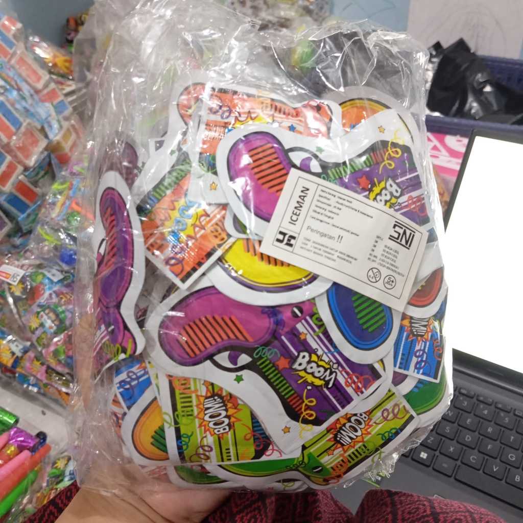 Mainan Bombag Berhadiah Sachet - Mainan Bungkusan Warung Jadul Grosir