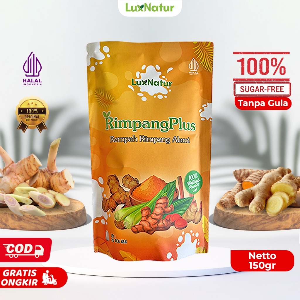 RIMPANG PLUS JSR ORIGINAL TEH RIMPANG RAMUAN CINTA DR ZAIDUL AKBAR DETOX RAHIM AMPUH DARI LUXNATUR