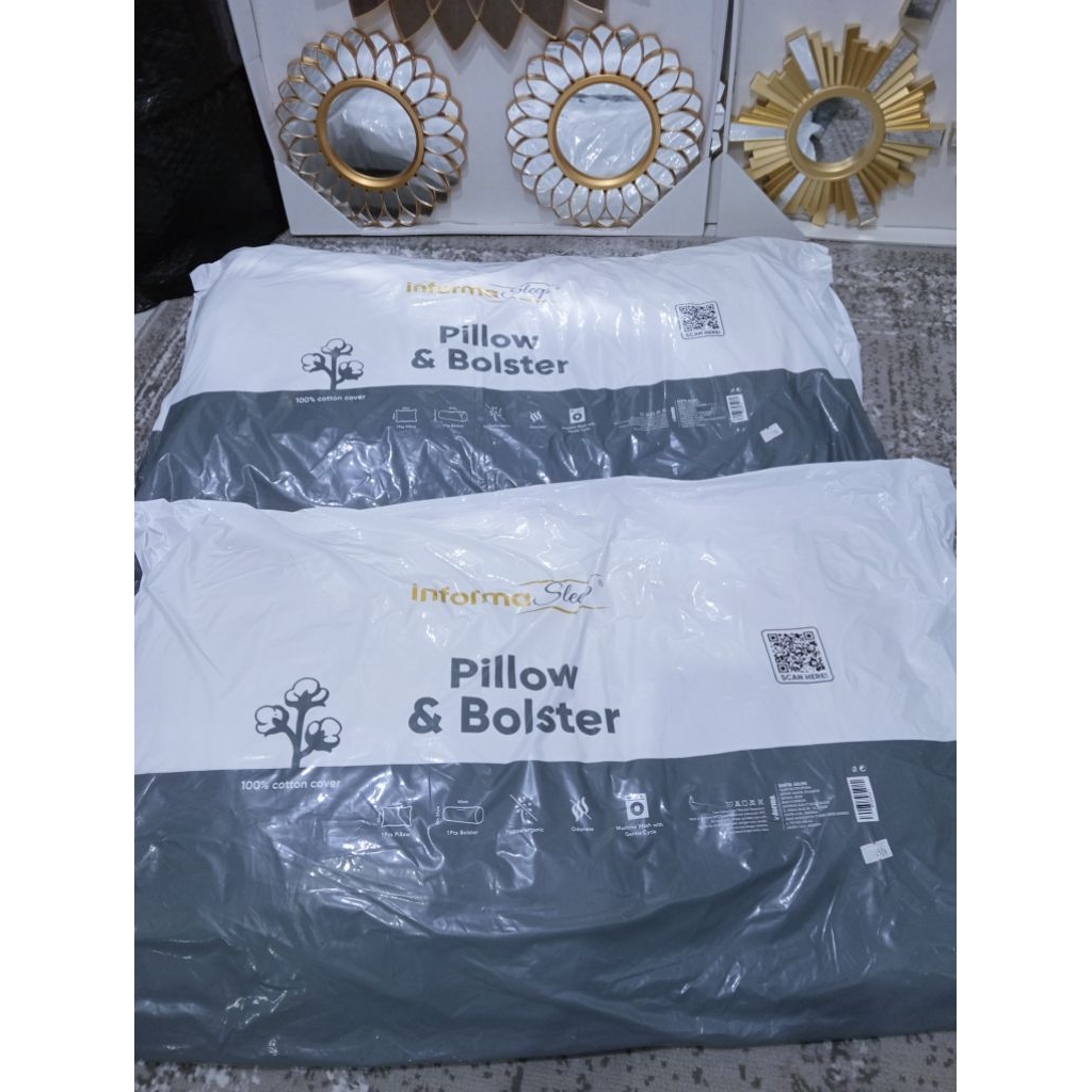 1 Set Bantal dan Guling Tidur Informa