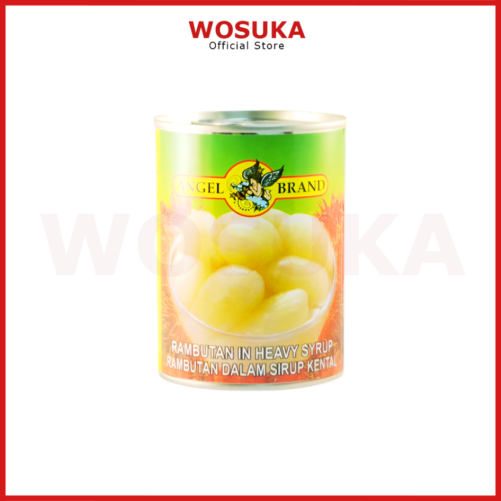 ANGEL BRAND Lychee in Syrup 565gr | Buah Leci Kaleng ANGEL BRAND 565 gram