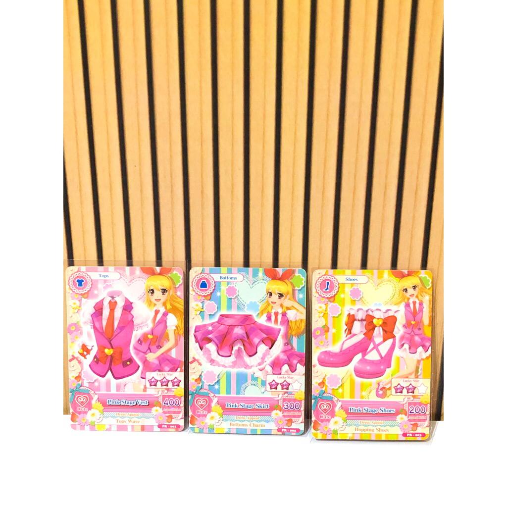 Kartu Aikatsu Original Aikatsu Stage Pink Ichigo PR