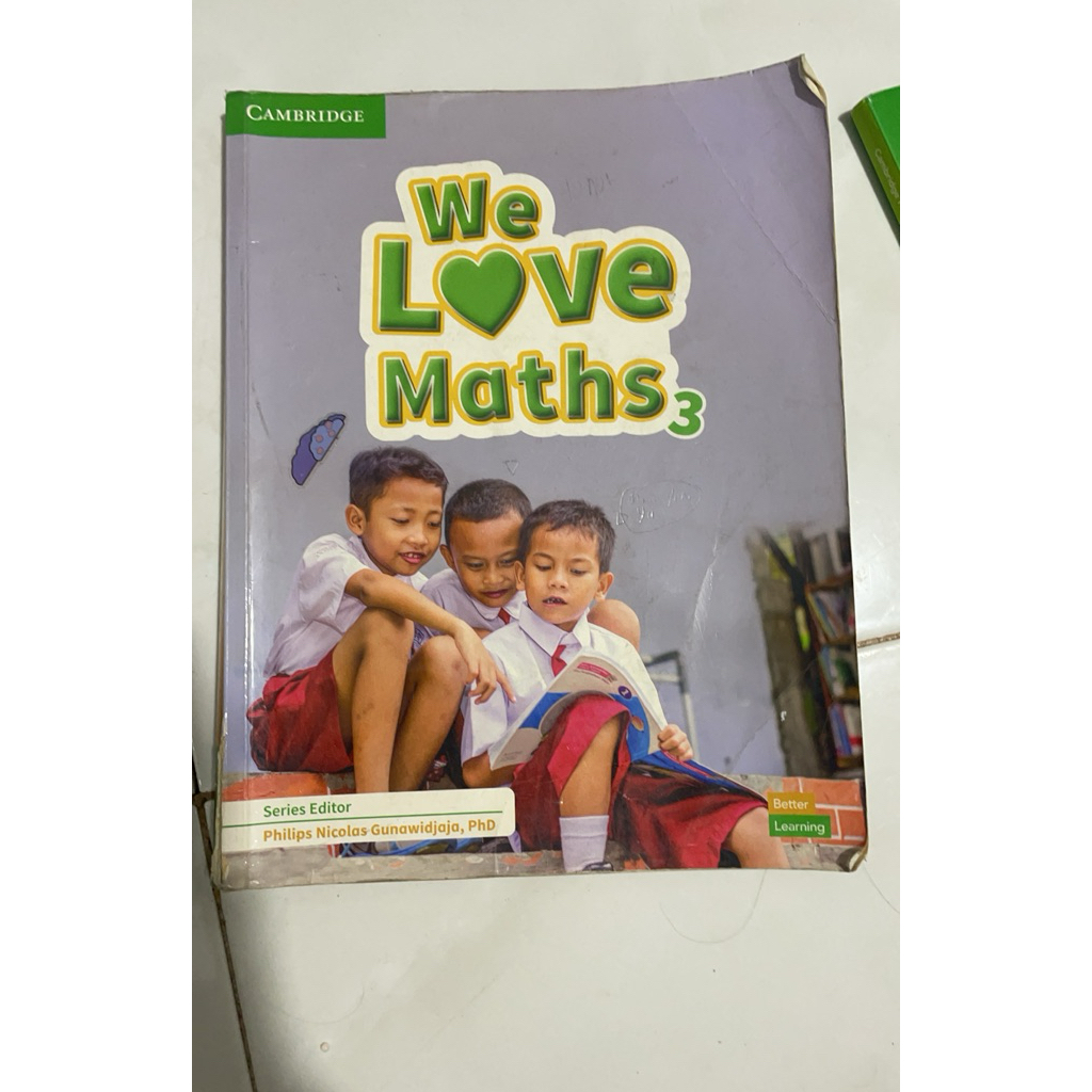 BUKU ORIGINAL BEKAS WE LOVE MATHS 3 CAMBRIDGE