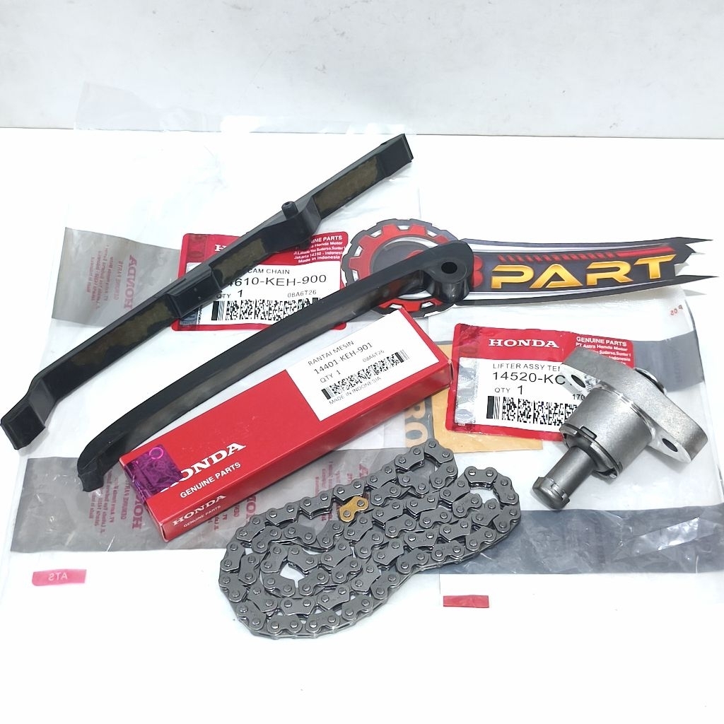 rantai keteng + tonjokan + lidah tensioner gl pro neotech megapro lama
