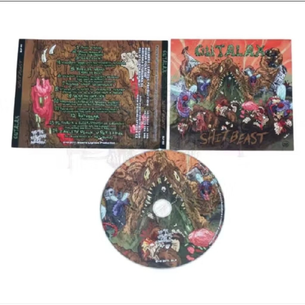 CD - GUTALAX - THE SHITPENDABLES - SHITBEAST - GOREGRIND