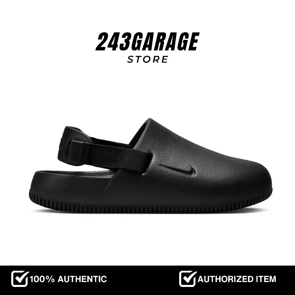 Sandal Slide Nike Calm Mules Black - 100% Original Resmi