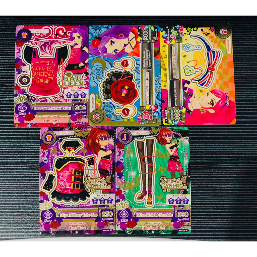 PRELOVED KARTU AIKATSU ORI MIZUKI MIYA SEIRA