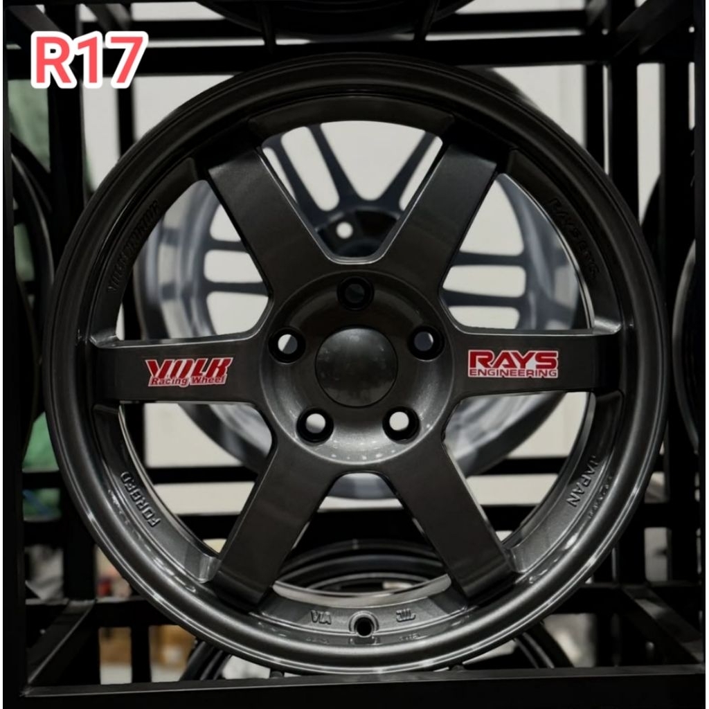 Velg Rays TE37 R17 Gunmetal 5x114
