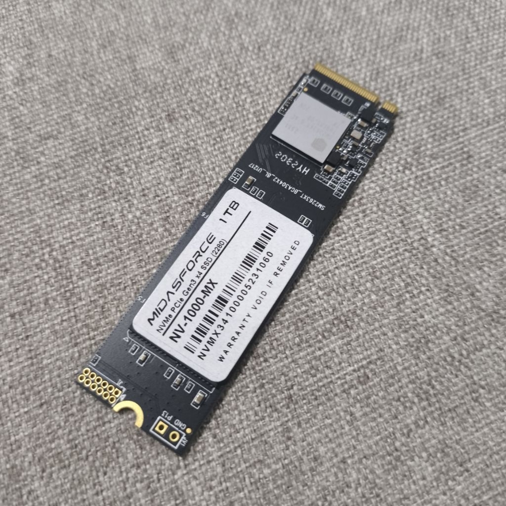 SSD NVME Midasforce Lightning Max 1TB Gen3 2280