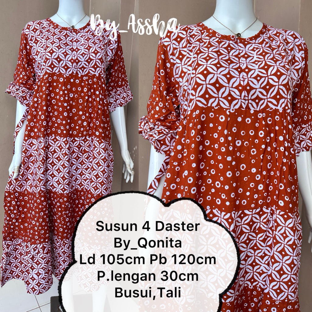 Daster Batik Qonita Pekalongan Susun Empat