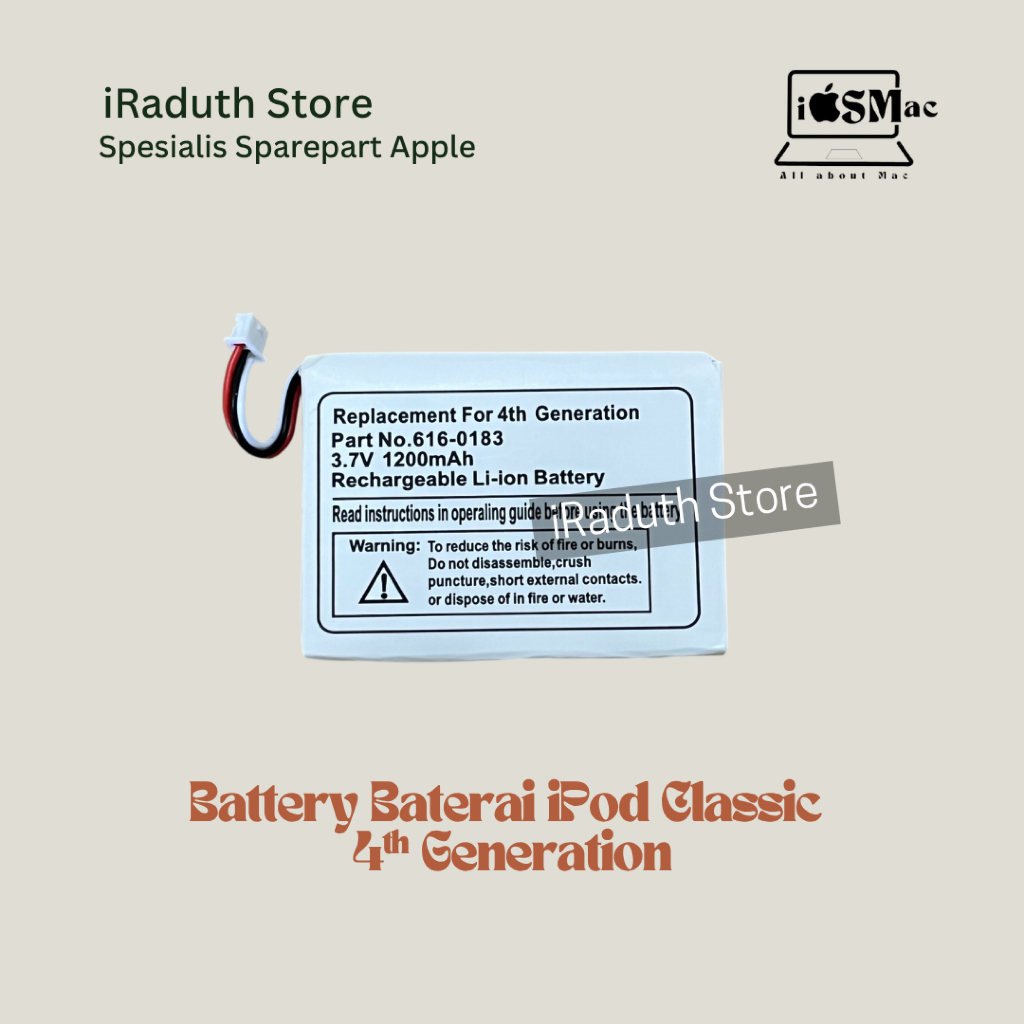 Battery Baterai iPod Classic 4th Generation