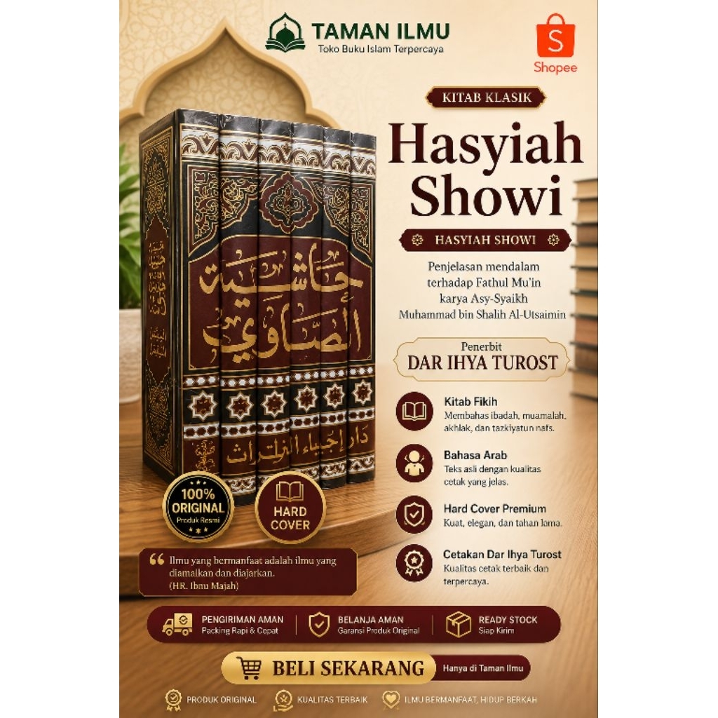 Hasyiah Showi Dar Ihya Turost, Kitab Hasyiah Sowi Dar ihya