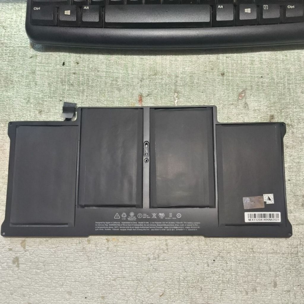 baterai macbook air 2013-2015 kondiis second norma