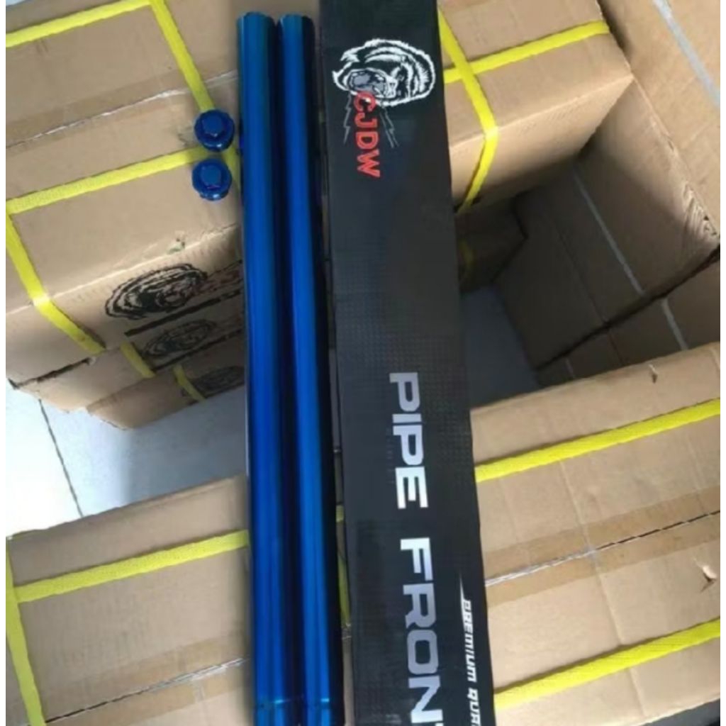 AS SHOCK BLUE DEPAN RX KING MERK CJDW UKURAN 30MM