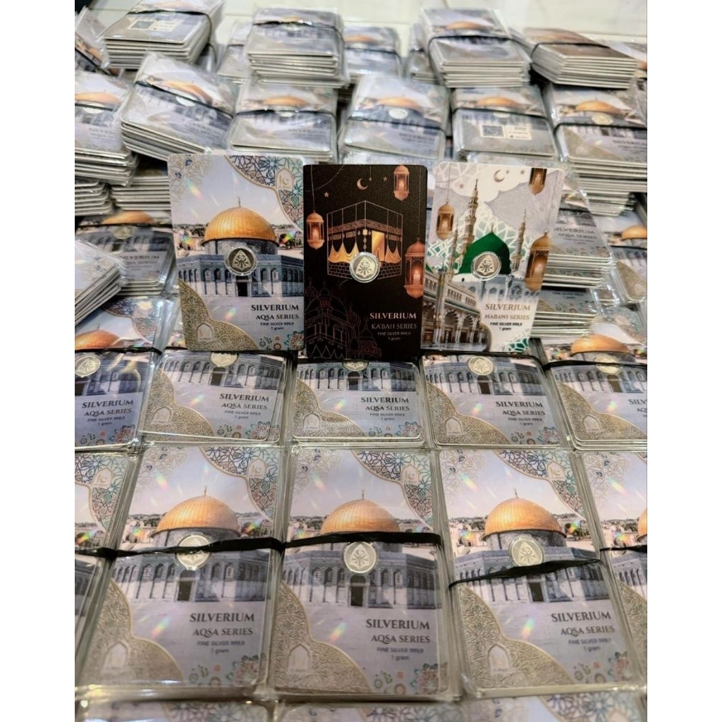 fine Silver Perak Silverium CUSTOM 1gr Original Asli Perak Batangan bersertifikat