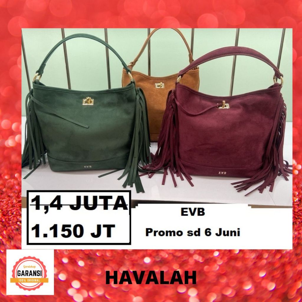 Tas wanita sale EVB HAVALAH satchel bag ORI 100%
