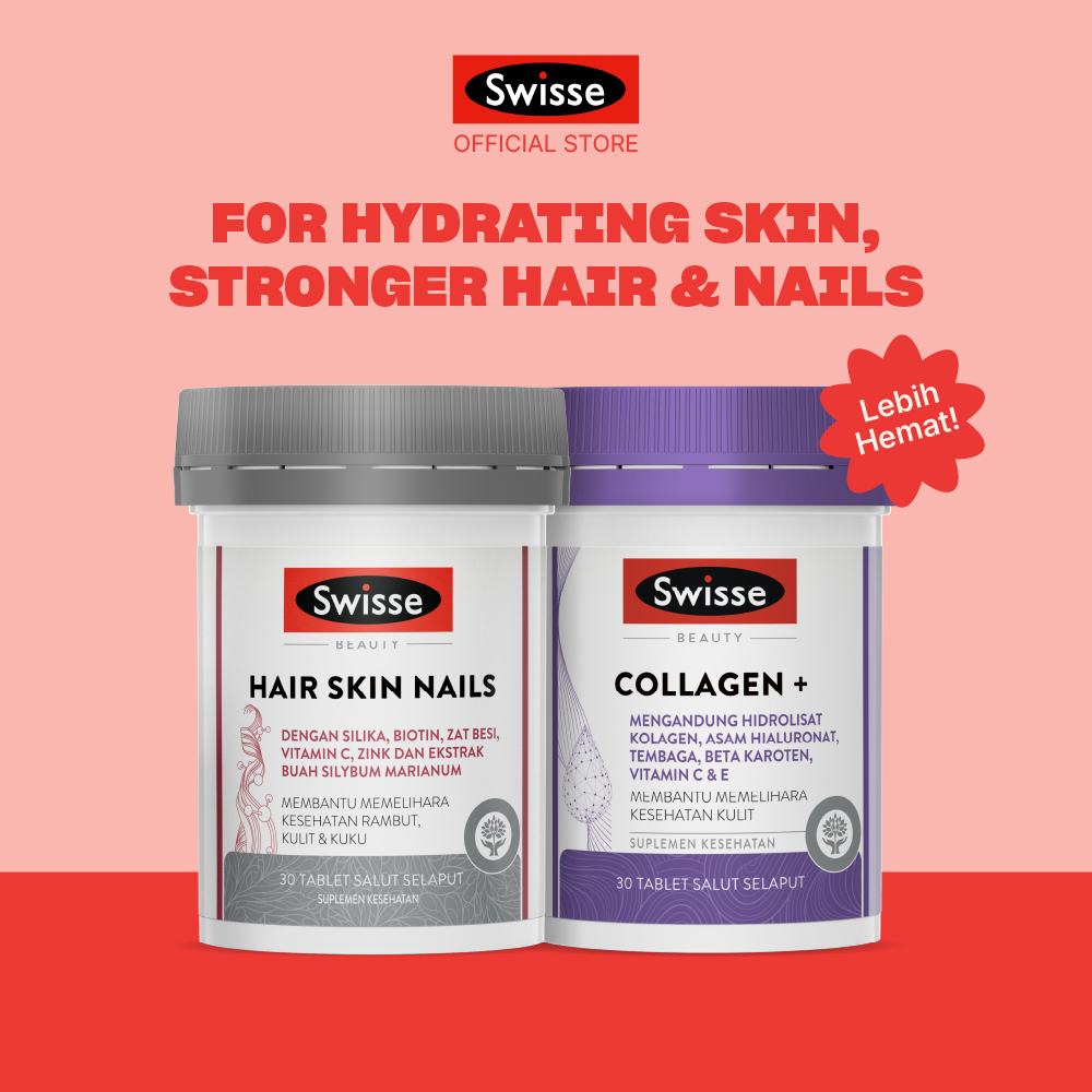 Bundling Swisse Beauty Hair Skin Nails + Swisse Beauty Collagen+