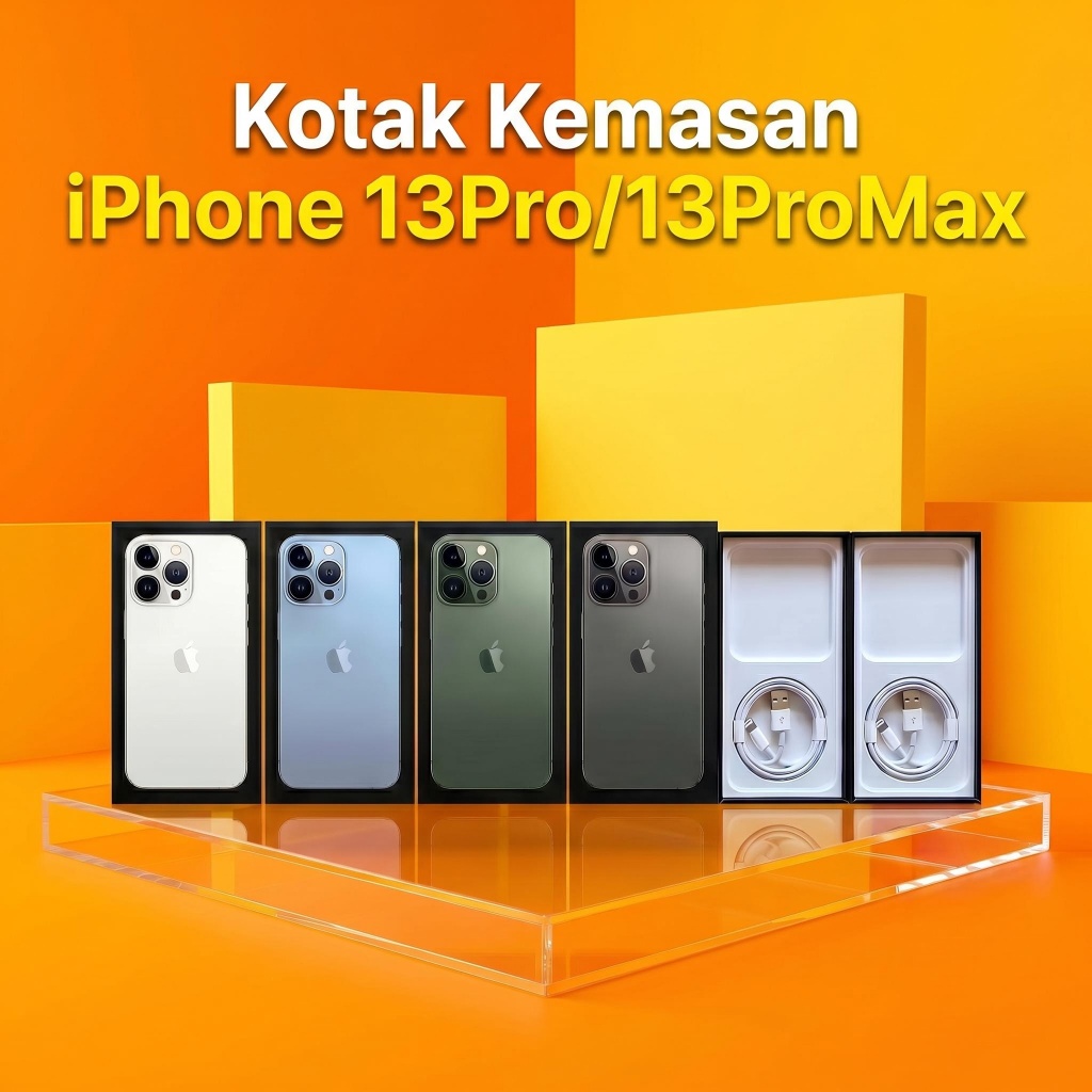 (Best Choice) KOTAK/DUS APPLE IPHONE 13 Pro / 13 Pro Max  FULLSET