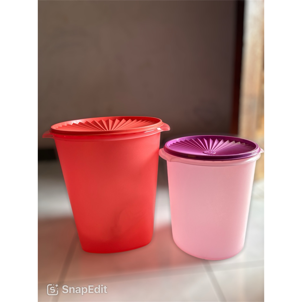 maxi canister toples kerupuk besar tupperware