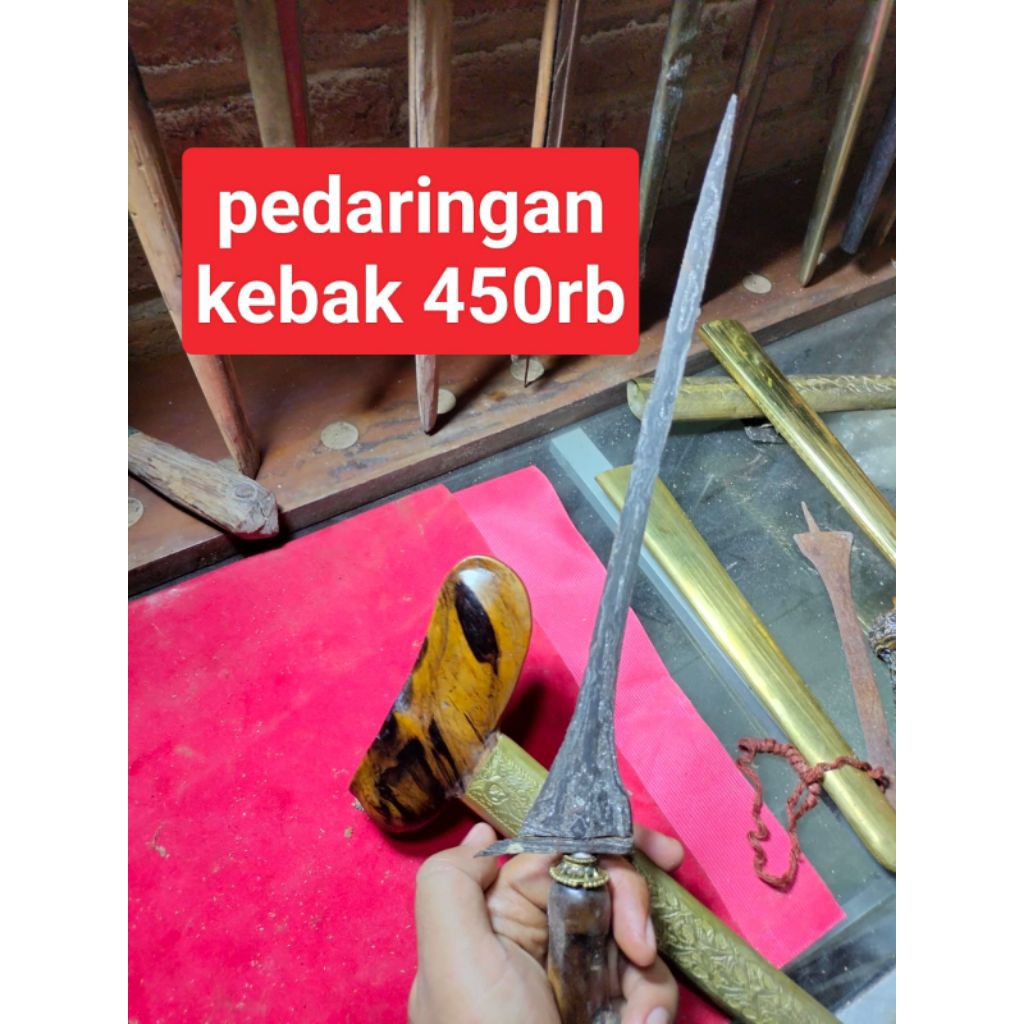 Keris Kuno Sepuh Pamor Pedaringan Kebak Warangka Gayaman Solo Pelet Bagus