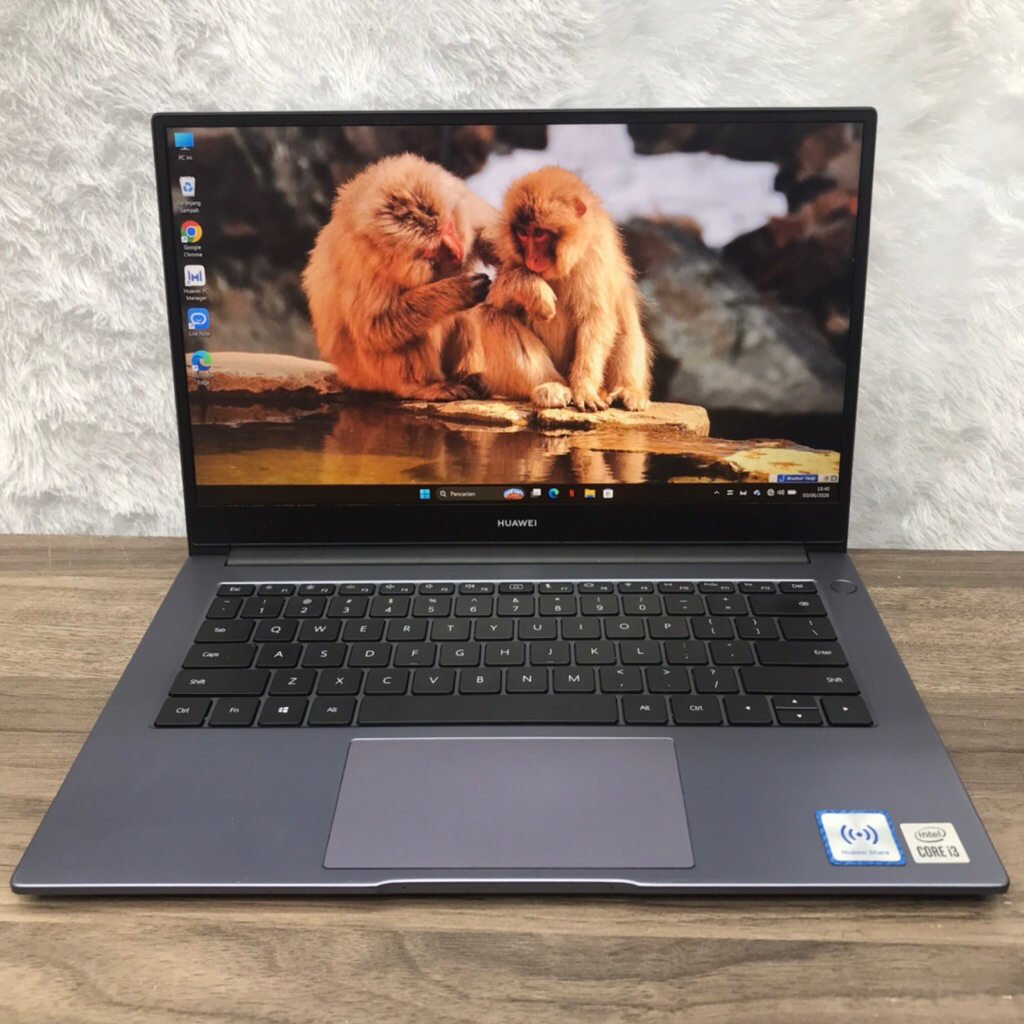 LAPTOP HUAWEI MATEBOOK D14 CORE I3 GEN 10 RAM 8 GB SSD 256 GB MULUS