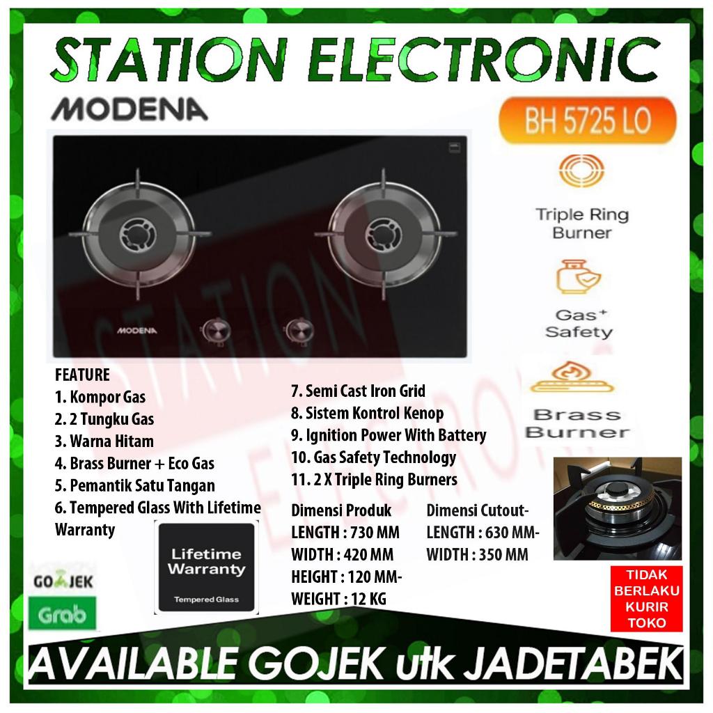 MODENA BH 5725LO / BH 5725 LO / BH-5725LO Kompor Tanam Gas