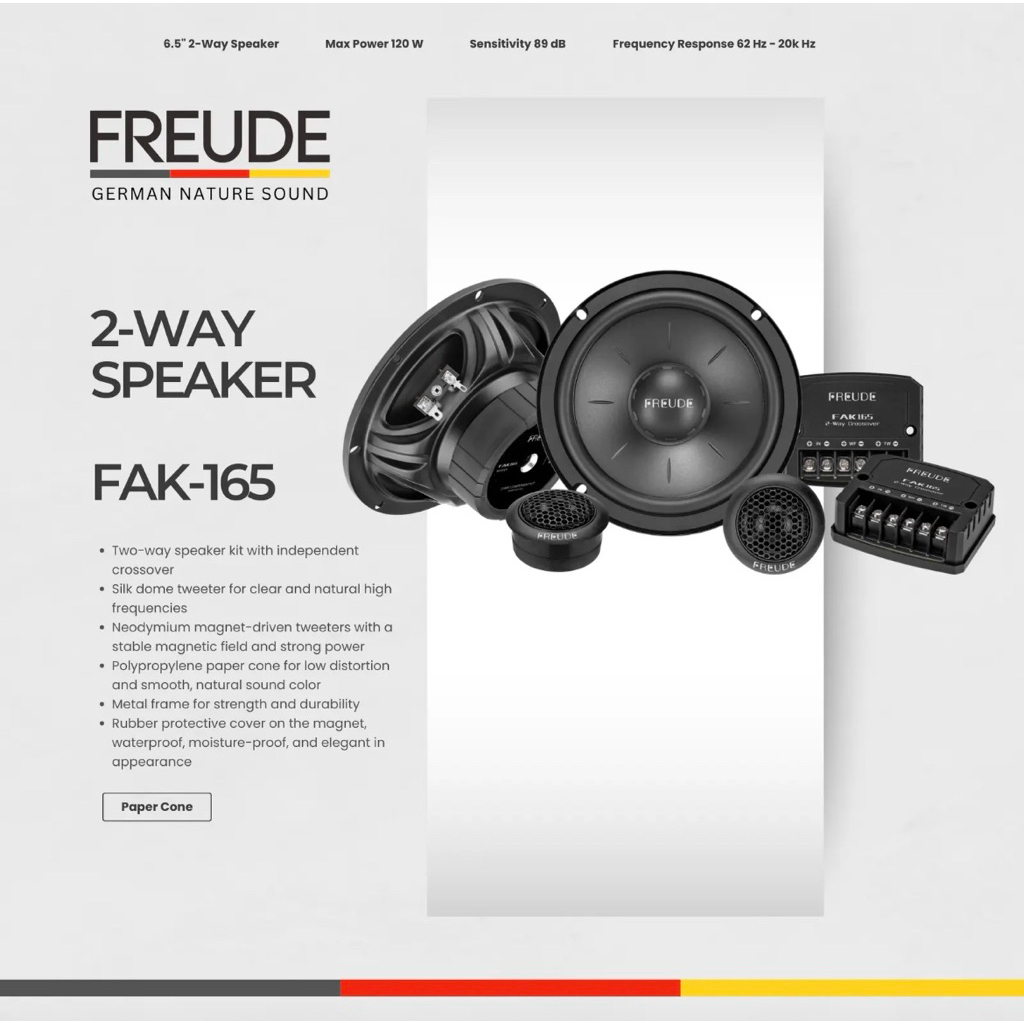FREUDE FAK 165 - Speaker 2 Way Set