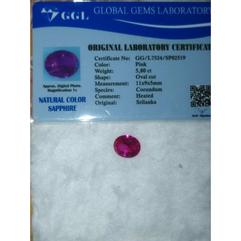 pink sapphire memo