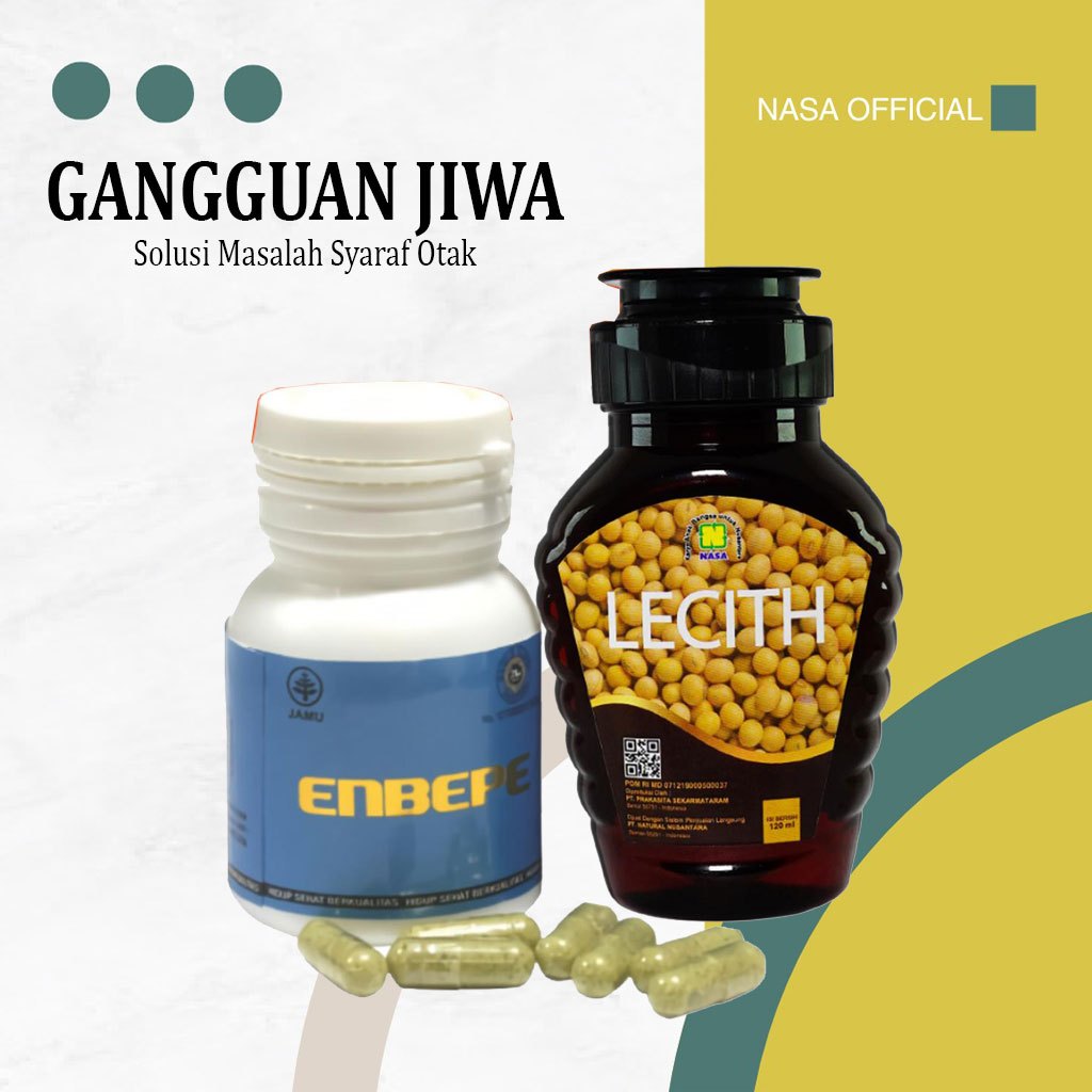 Enbepe & Lecithin Obat Stres Depresi Obat Paranoid