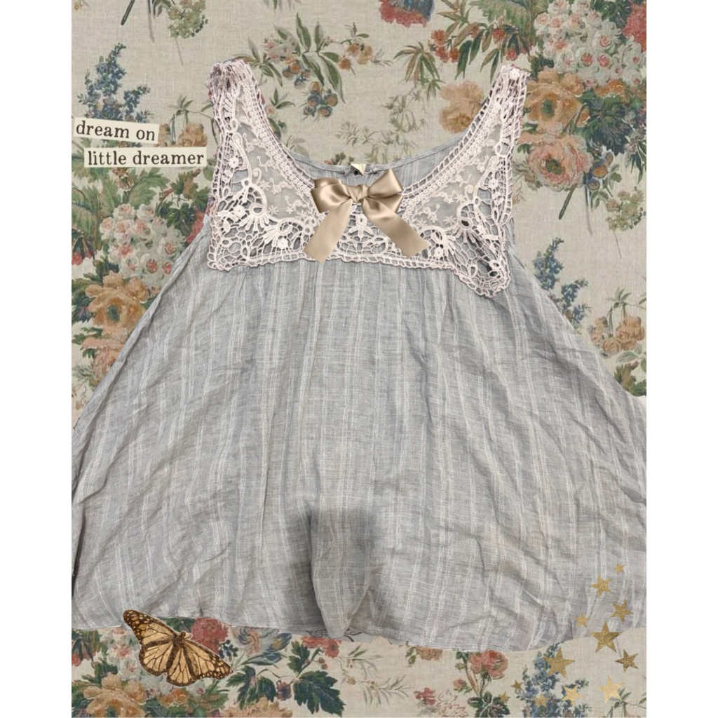 baju mori kei vintage fairy cardigan brukat lace
