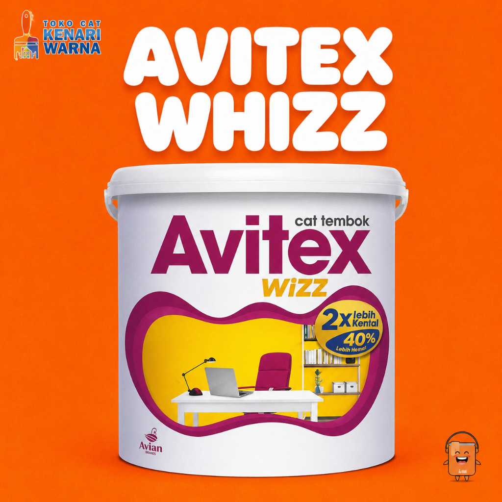 AVITEX - AVITEX WHIZZ (TINGTING) - 25 KG - CAT TEMBOK INTERIOR