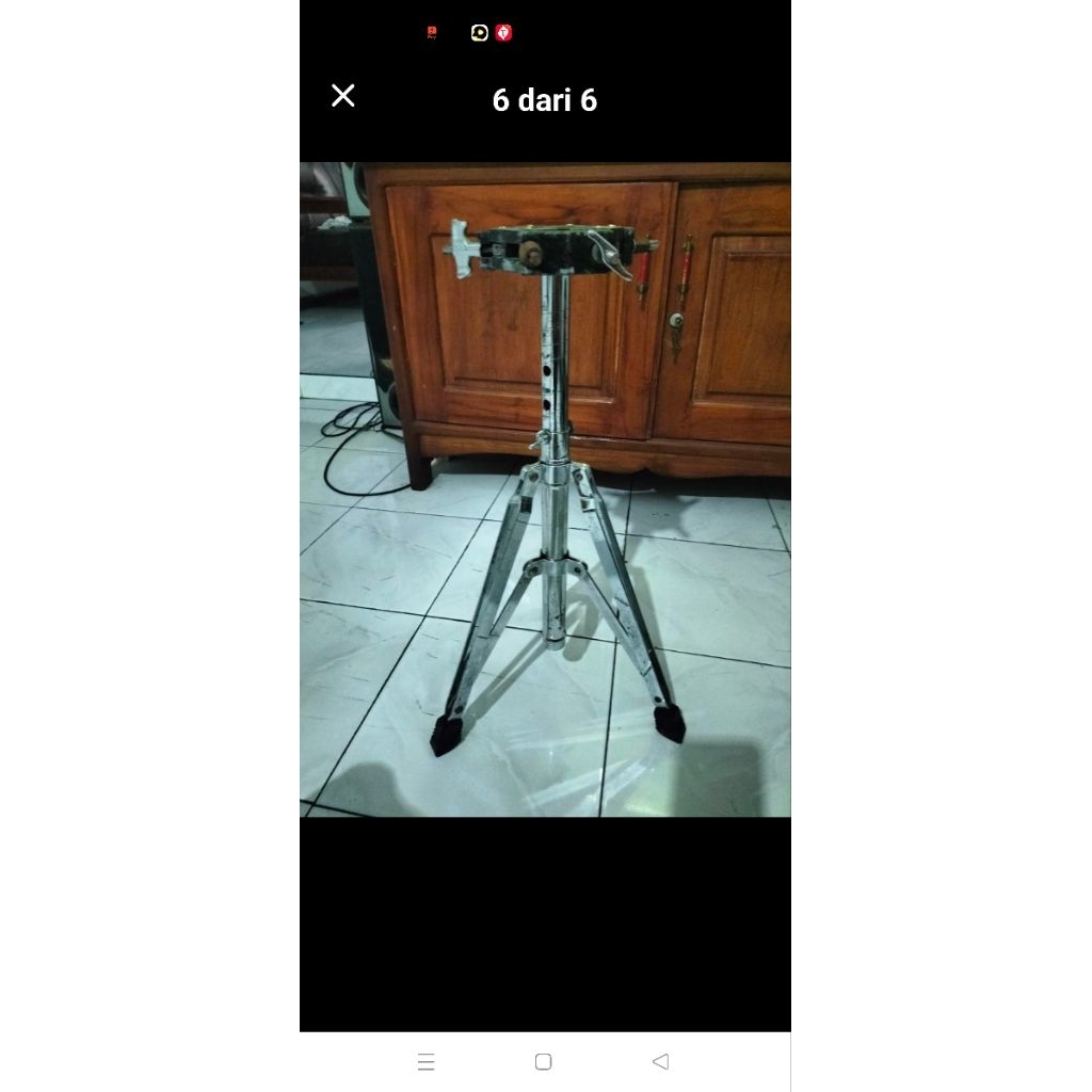 Peace Multi Clamp Stand Drum Hardware - Kaki Stand Tom & Simbal Bekas Berkualitas
