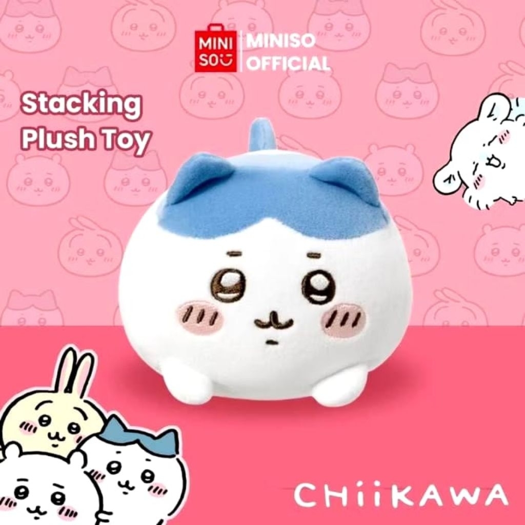 Miniso X Chiikawa Hachiware Usagi Stacking Plushie