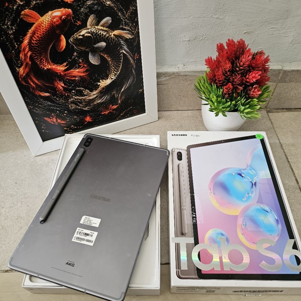 Handphone Samsung Galaxy Tab S6 Ram 6/128gb Second Mulus