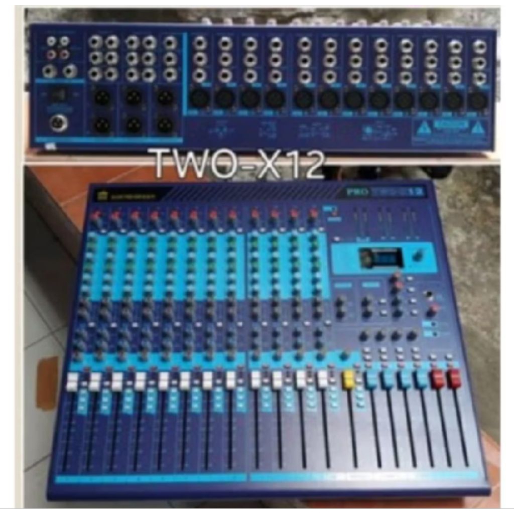 Mixer Audio Soundqueen PRO TWO X12 X12 Channel Original