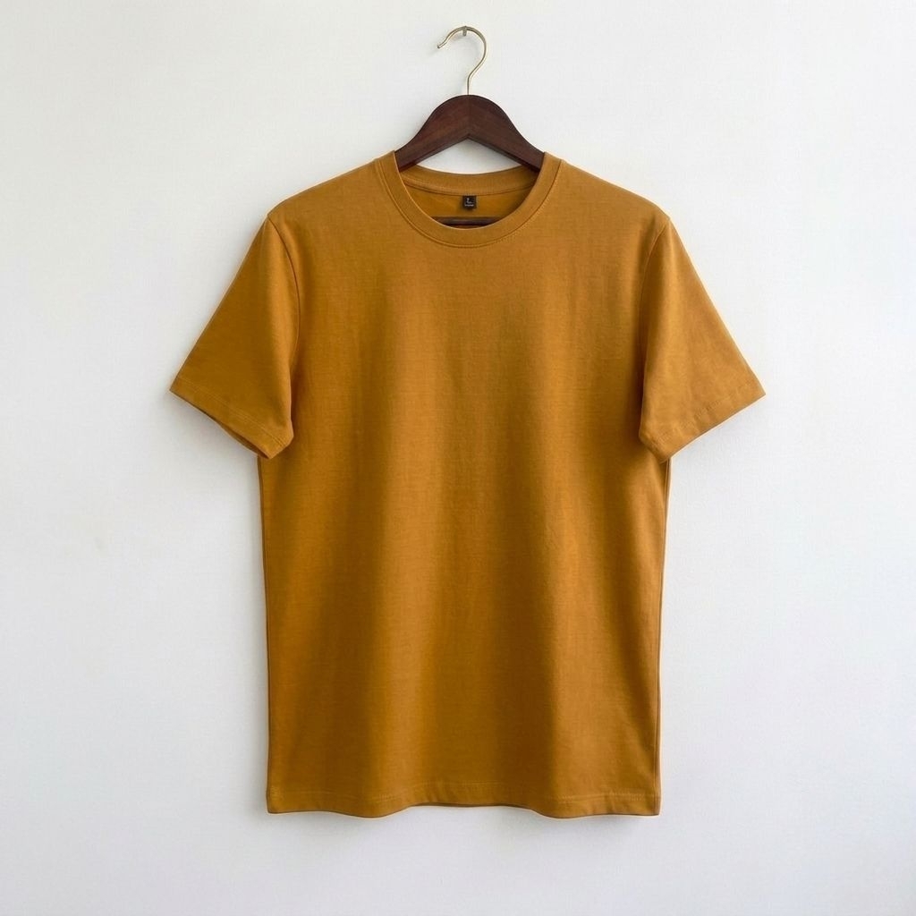 APOLLOS - KAOS POLOS MUSTARD | COTTON MODAL |