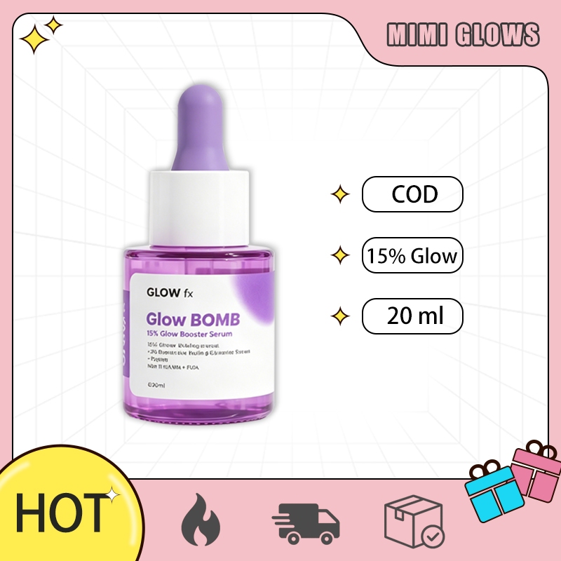 Serum Wajah GLOW FX 20ml - Mencerahkan & Menyamarkan Bekas Jerawat