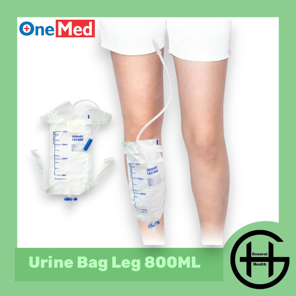 Onemed Urine Bag Leg 800cc  Kantong Urine Sterile   Urine Bag Leg Onemed  Urine Bag 800CC