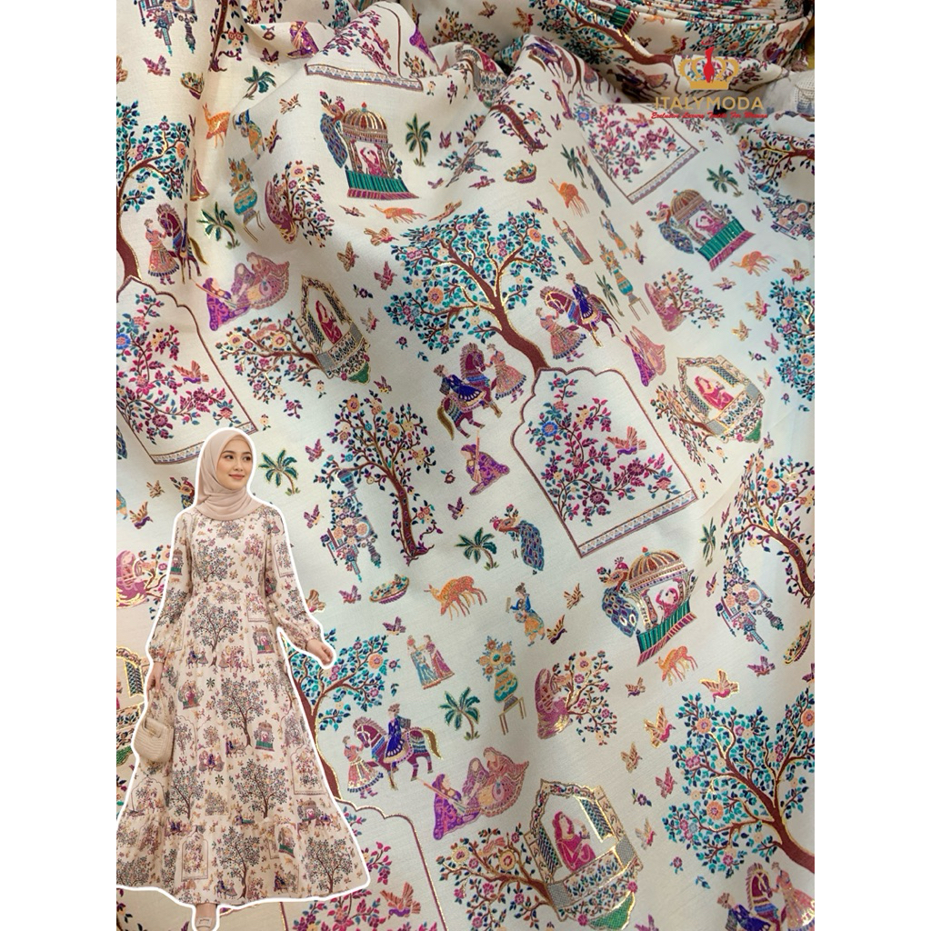 Bahan Kain Jacquard silk/ Bahan kain silk jacquarf