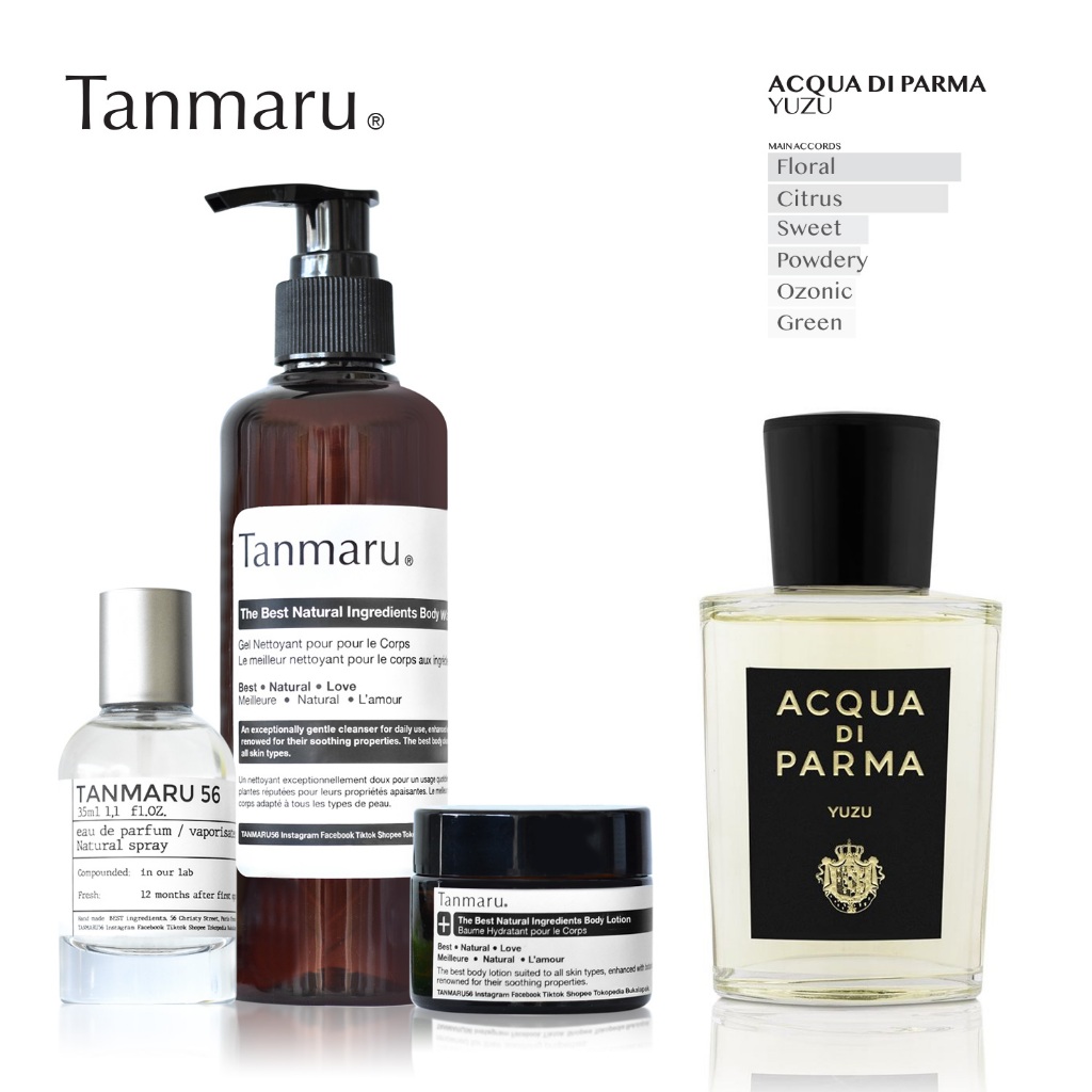 Acqua Di Parma Yuzu | Parfum | Body wash | Body Lotion | Tahan 6-8 jam