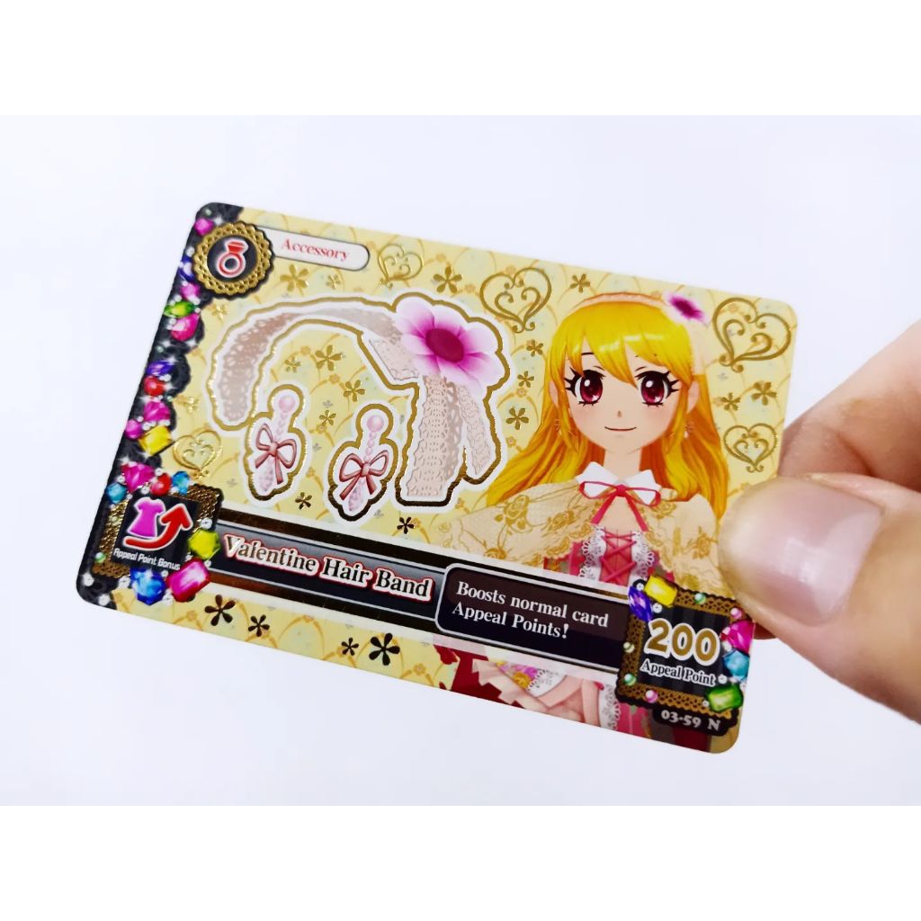 Kartu Aikatsu Ichigo Hoshimiya Valentine Hair Band Accessory