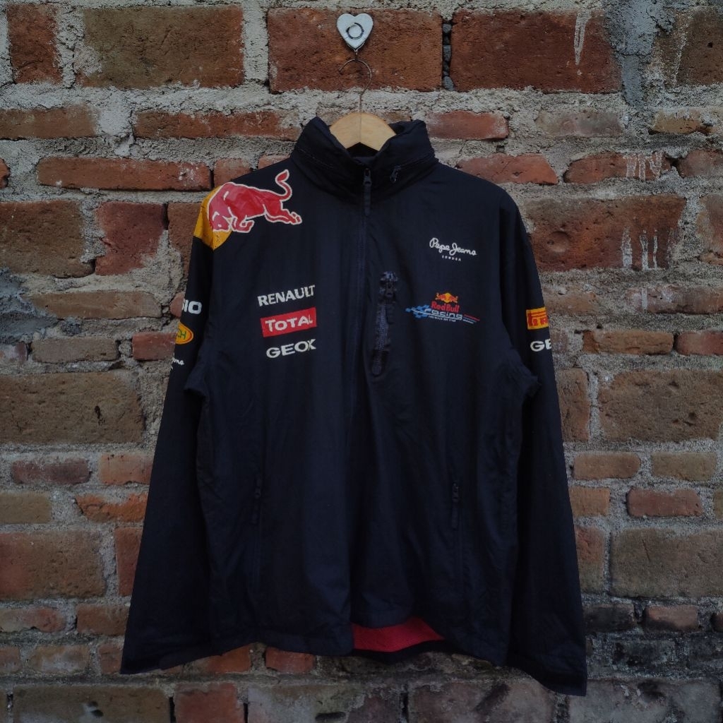 Jacket Raincoat Redbull Racing F1 Team Original
