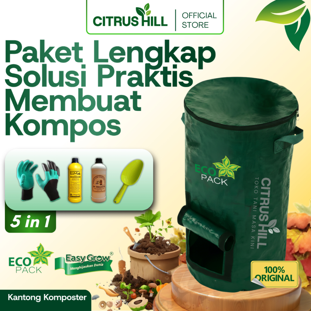CitrusHill.Bdg COMPOST KOMPOS BAG PLANTER BAG LARGE EASY GROW POT PUPUK KOMPOS COMPOST BAG