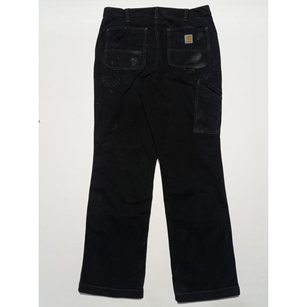 Celana Carhartt Relaxed Fit  Canvas Cellpocket Carpenter Warna Hitam Size 34×32 Second Brand Carhart
