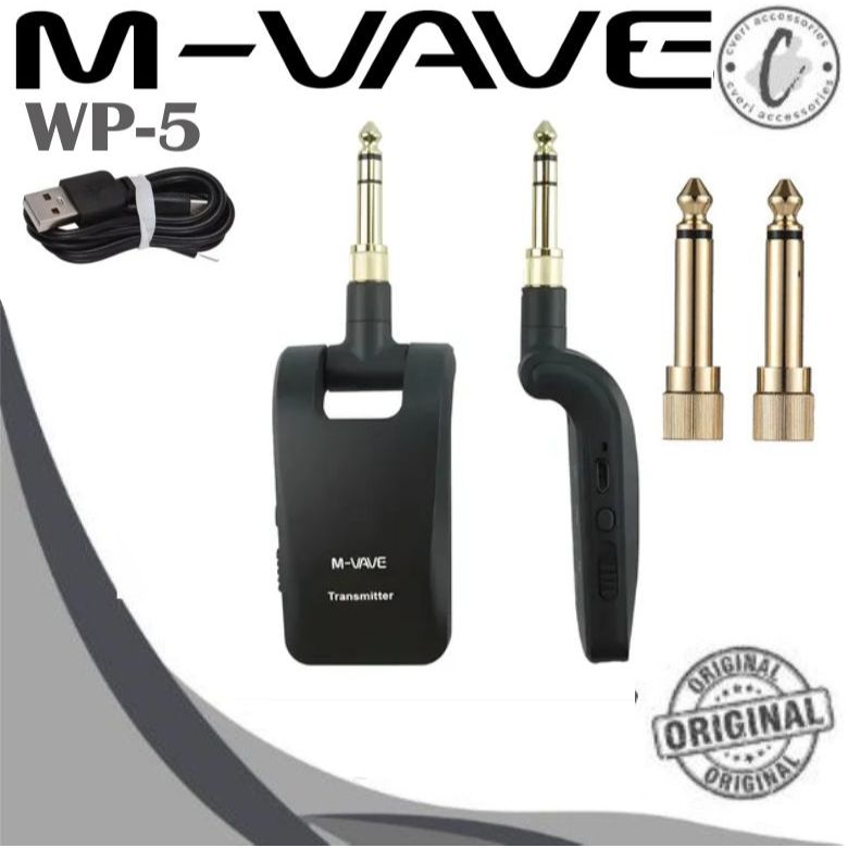 M-Vave WP5 Wireless System For Gitar / Instruments Mvave WP-5 Wireless Gitar / Keyboard Wireless  Gi