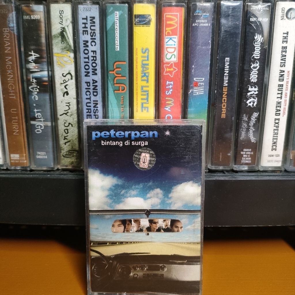 Kaset Pita Peterpan Noah Bintang Di Surga Ada Apa Denganmu versi tanpa lirik mulus kaku