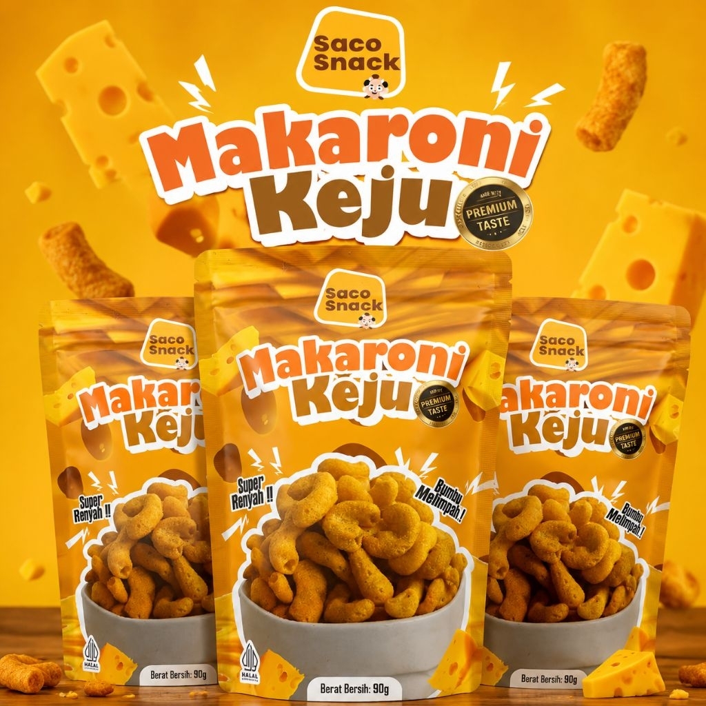 SNACK MAKARONI KEJU PREMIUM