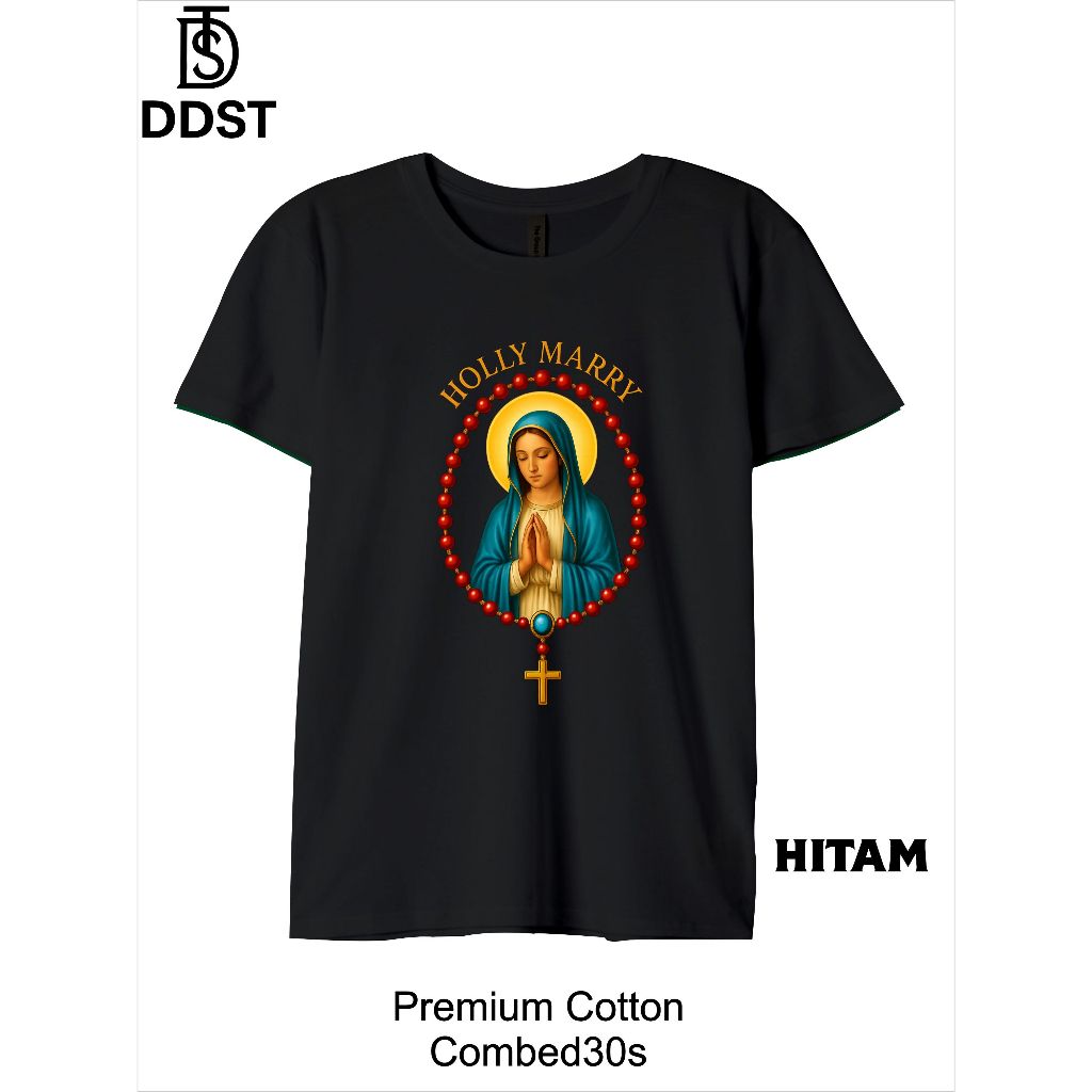 KAOS ROHANI PRIA WANITA / ROSARIO HOLY MARY