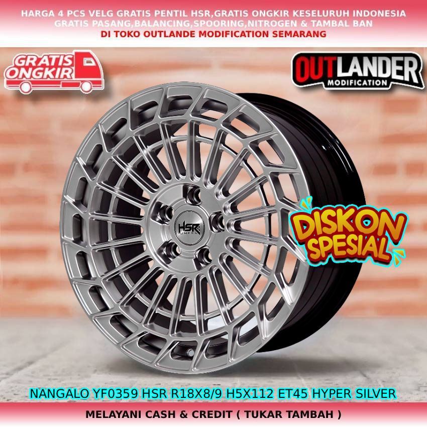 Velg Mobil Racing R18 Pcd 5x112 Untuk Mobil Bmw G20 G30 G80 G81 Mercy Audi Dfsk Glory 580 Vw Sirroco