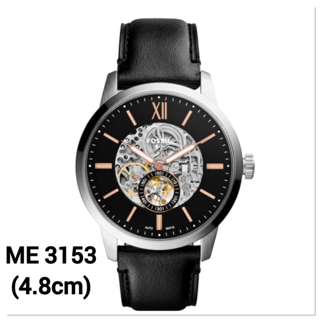 Jam Tangan Pria ME3153 Automatic Kulit Stainless steel